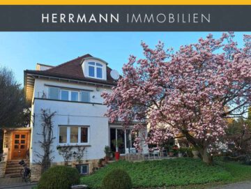 Fabrikantenvilla im Herzen von Fellbach – mit traumhaftem Gartenparadies und Teich, 70736  Fellbach, Einfamilienhaus