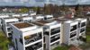 Exklusives Penthouse – Nachhaltiger Wohnluxus mit Alpenblick, Sauna und großzügigen Sonnenterrassen - Drohnenaufnahme