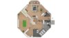 Repräsentative Villa mit außergewöhnlicher Architektur, Einliegerwohnung & 4 Garagenplätzen - Gartengeschoss